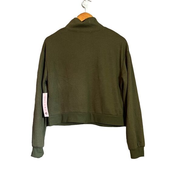 NWT! Crave game  green eagle quarter zip sweater - Picture 10 of 10